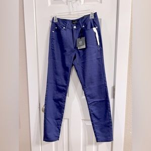 Tahari Royal Blue Skinny Pants